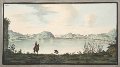 The Lake of Agnano, Evidently the Crater of an Ancient Volcano, Plate XVIII, from 